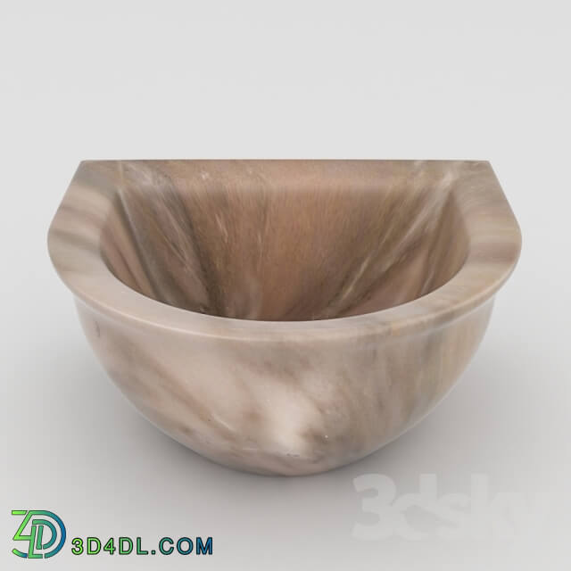 Wash basin - Qurna marble KM16