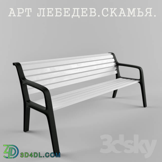 Other architectural elements - bench artlebedev