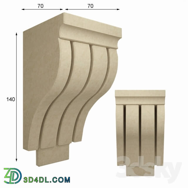 Decorative plaster - Bracket