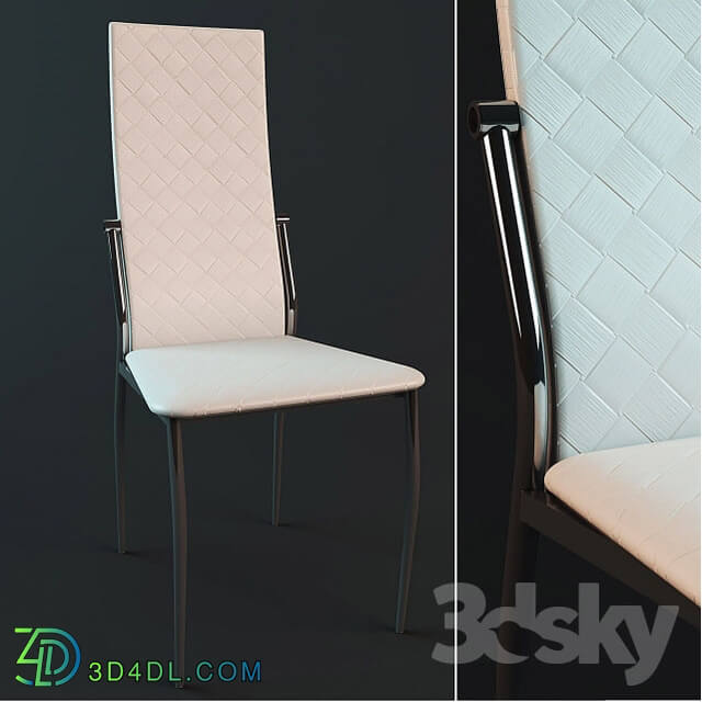 Chair - F-68 _2368_ silver braid