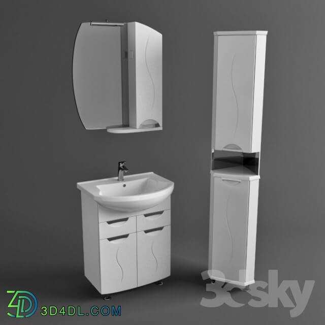 Bathroom furniture - Aqua Gloria Rhodes 65