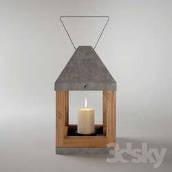 Other decorative objects - Lamp_Wood _ Metal Lanterns 