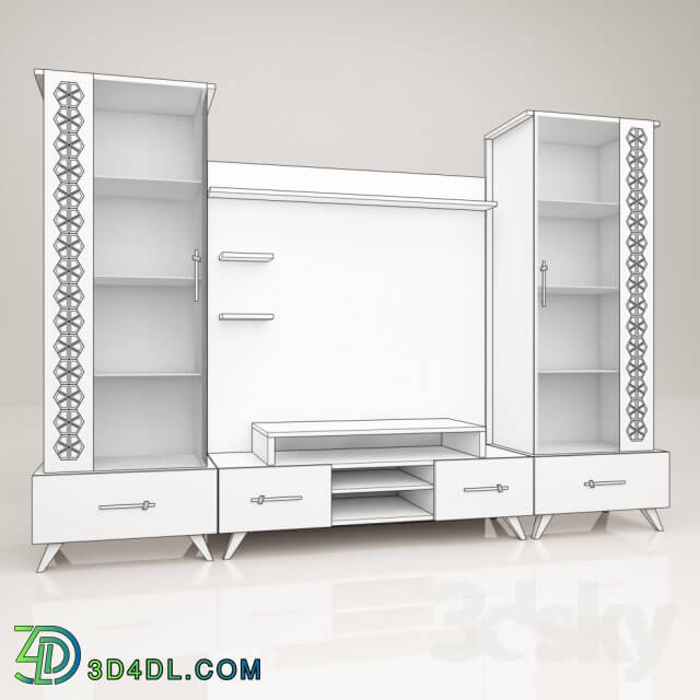 Wardrobe _ Display cabinets - Sebeke _Duvar Unitesi_