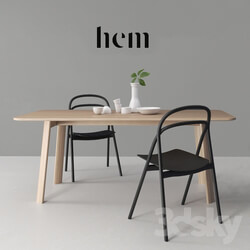 Table _ Chair - HEM set Udon Chair _ Alle Table 