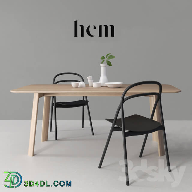 Table _ Chair - HEM set Udon Chair _ Alle Table