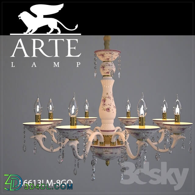 Ceiling light - Arte Lamp A6613LM-8GO