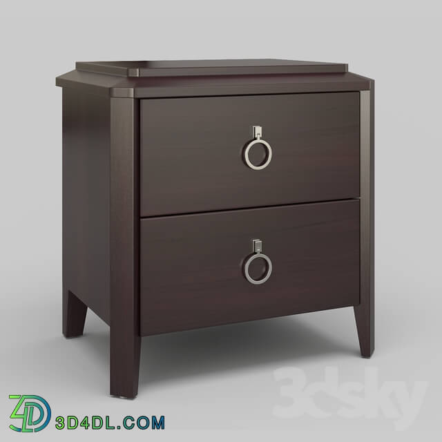 Sideboard _ Chest of drawer - OM Bedside cabinet Fratelli Barri MESTRE in cherry veneer finish _Cherry C__ FB.BST.MES.6