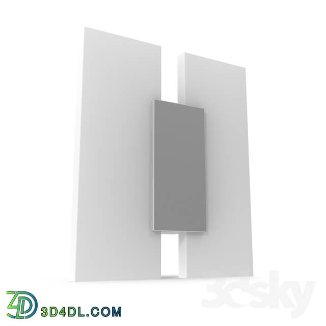 Wall light - 96042 LED sconce METRASS 2_ 2x5W _LED__ L170_ H200_ aluminum_ white _ plastic_ matte