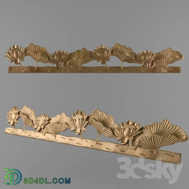 Decorative plaster - Lotus decorative