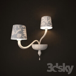 Wall light - Fortuny 2 Arm Garbo LED Chandelier 