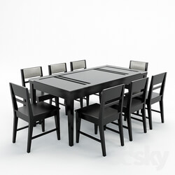 Table _ Chair - Sbrother Dining Set 