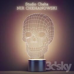 Table lamp - BULBING lamp - _Skull 