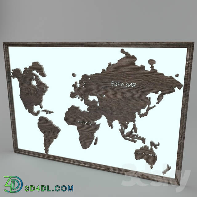 Frame - Picture World Map
