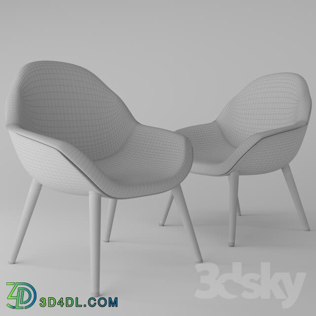 Chair - Velvet armchair