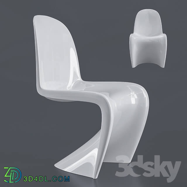 Chair - Chair Panton S Chair Shiny white