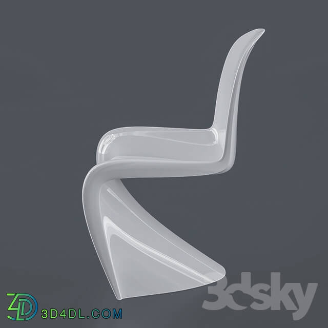 Chair - Chair Panton S Chair Shiny white