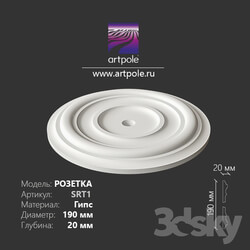 Decorative plaster - Ceiling outlet 