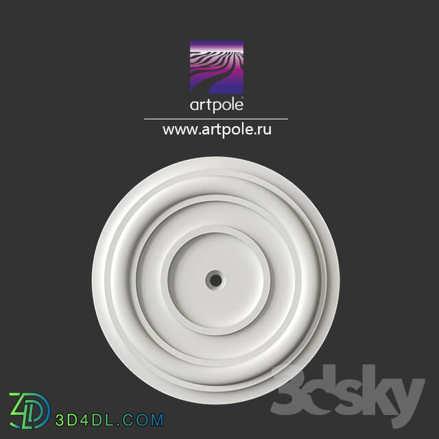 Decorative plaster - Ceiling outlet