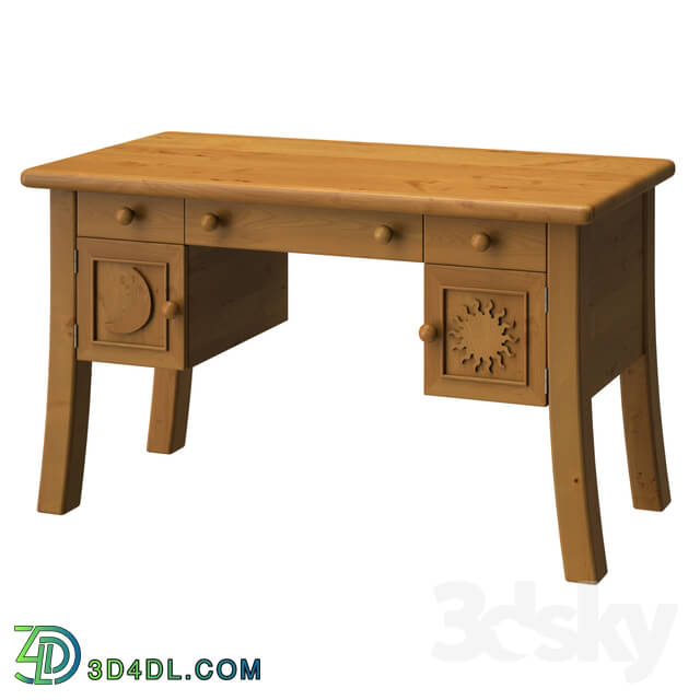 Table - OM Desk in the nursery in country style. Option 3