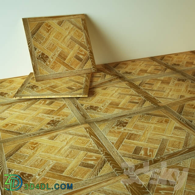 Other decorative objects - A collection of modular parquet Versailles _Versailles_