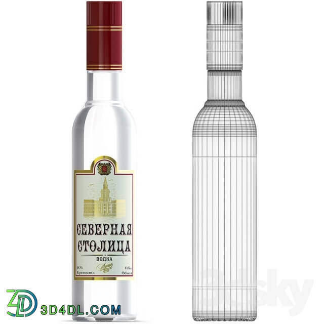 Food and drinks - A bottle of vodka