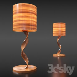 Table lamp - Lamp made of wood 