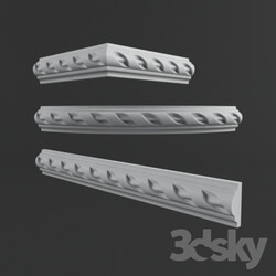 Decorative plaster - molding 