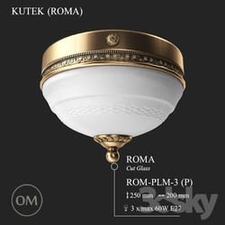 Ceiling light - KUTEK _ROMA_ ROM-PLM-3- ___P_ 