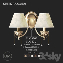 Wall light - KUTEK _LUGANO_ LUG-K-2 