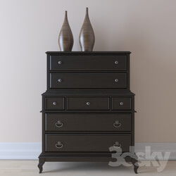 Sideboard _ Chest of drawer - Hooker Furniture Bedroom Corsica Dark Chest on Chest 