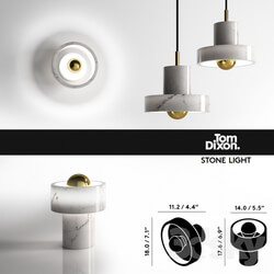 Table lamp - TOM DIXON STONE LIGHT collection 