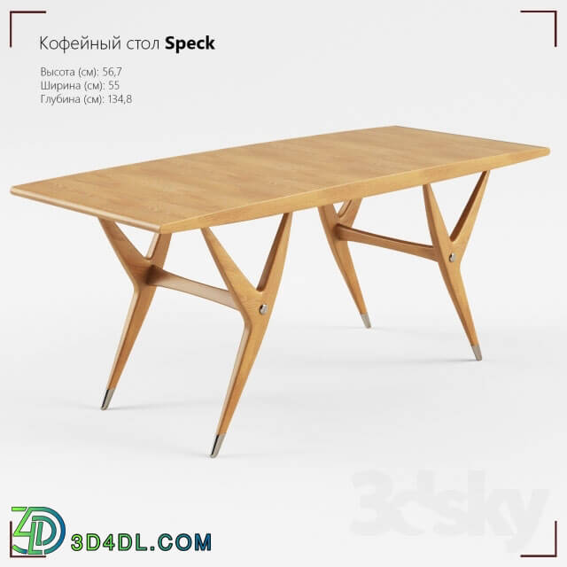 Table - Coffee table SPECK __ inlay_