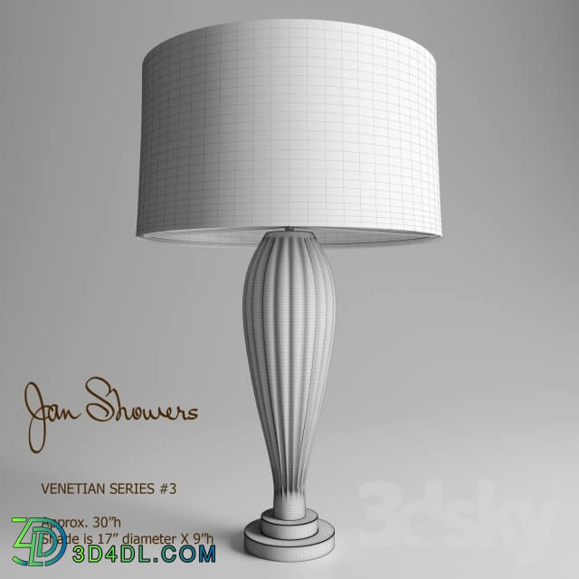 Table lamp - jan_showers venetian series