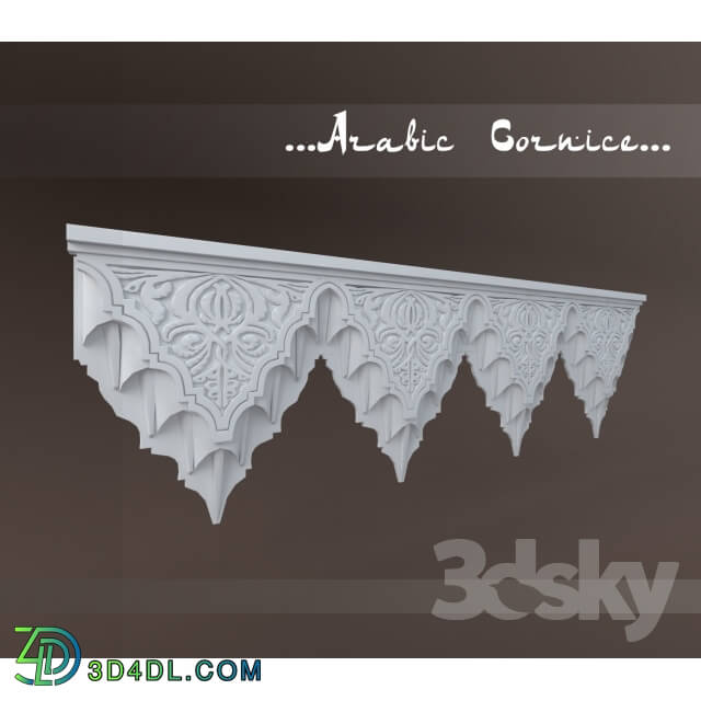 Decorative plaster - Arabic cornice