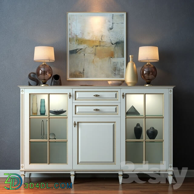 Sideboard _ Chest of drawer - Cara Hardwood Console Big