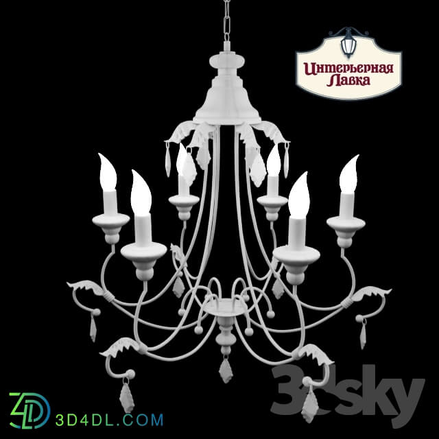 Ceiling light - white chandelier