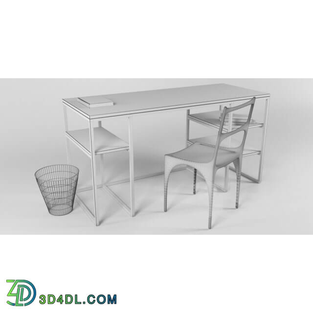 Table _ Chair - Desk ndustrial