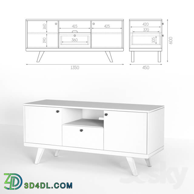 Sideboard _ Chest of drawer - TV Stand Thimon from THE IDEA