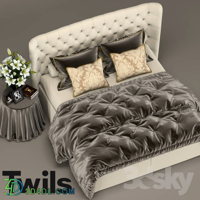 Bed - Bed Tommy Capitonne_ Twils