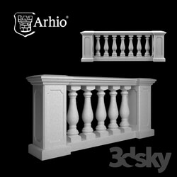 Decorative plaster - Balustrade Arhio_ _Option 1_ 