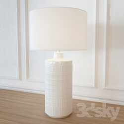 Table lamp - Table lamp POTTERYBARN Jamie Young Emma Ceramic Column Table Lamp 