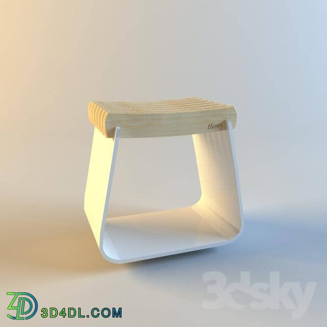 Chair - Henry Stool by Alexandre Reignier