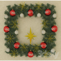 Other decorative objects - Christmas Wreath 