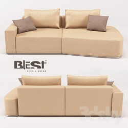 Sofa - OM Blank modular BL_101 in the configuration BMR _ 1TMX _ TTML from the manufacturer Blest TM 