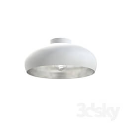 Ceiling light - 94548 Ceiling lamp MOGANO_ 1х60W _E27__ Ø400_ H170_ steel_ white_ silver 