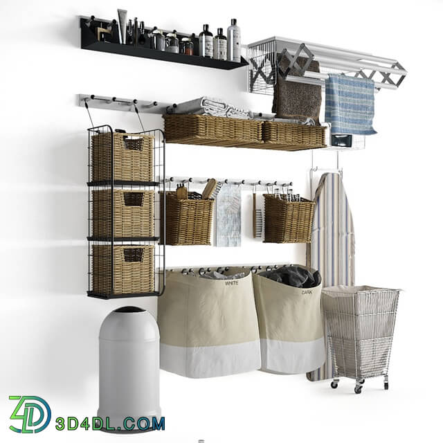 Bathroom accessories - Laundry decor