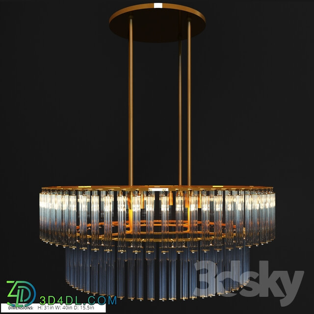 Ceiling light - Nessa Large Chandelier _Arteriorshome_