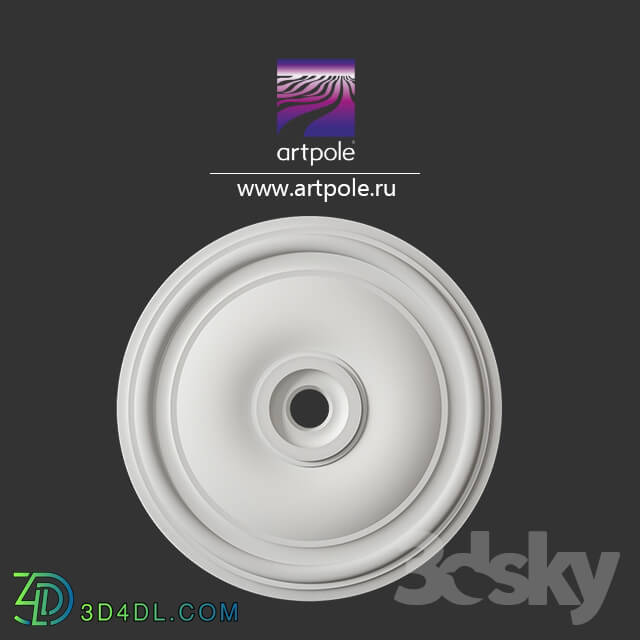 Decorative plaster - Ceiling outlet