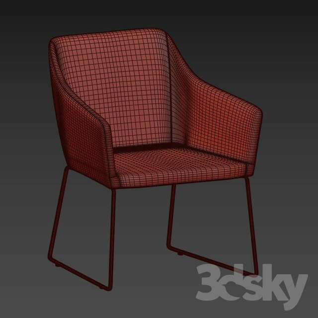 Arm chair - Kets Arm Upholstered Dining Chair