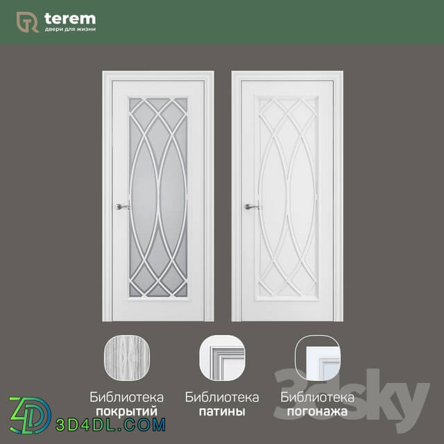 Doors - Factory of interior doors _Terem__ model Amelia Arc 1 _Provence collection_